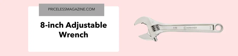 8-inch adjustable wrench