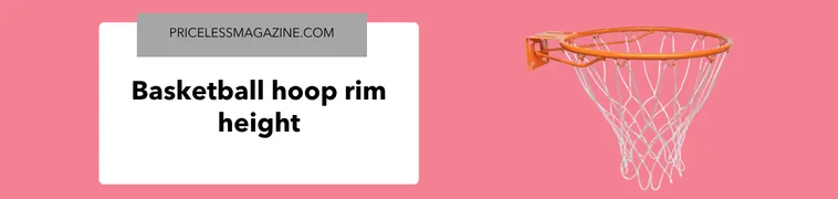 Basketball hoop rim height