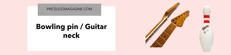 Bowling pin guitar neck