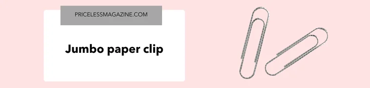 Jumbo paper clip