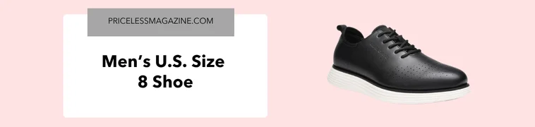 Men’s U.S. size 8 shoe