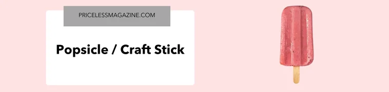 Popsicle craft stick