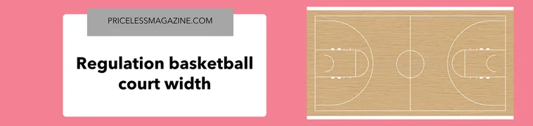 Regulation basketball court width