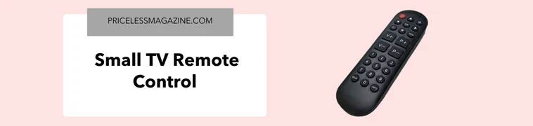 Small TV remote control