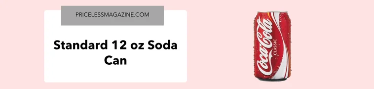 Standard 12 oz soda can