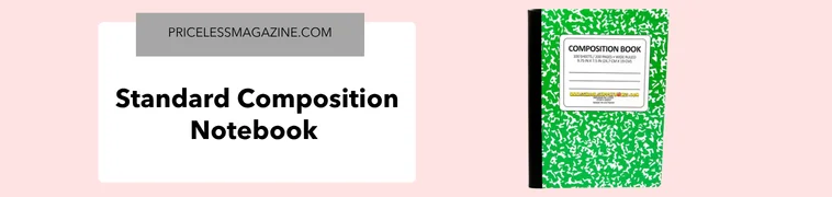 Standard composition notebook