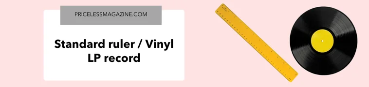 Standard ruler vinyl LP record
