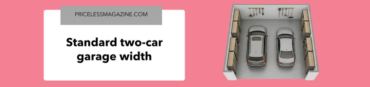 Standard two-car garage width