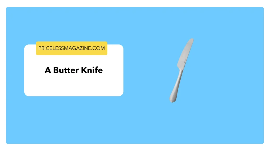A Butter Knife- Things That Are 7 Inches Long