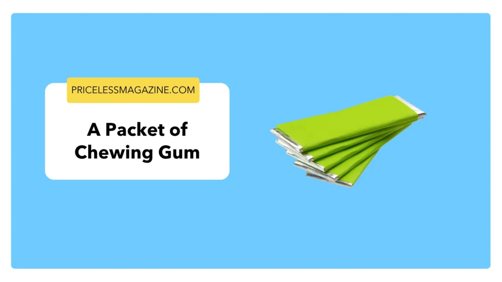A Packet of Chewing Gum-Things That Are 3 Inches Long