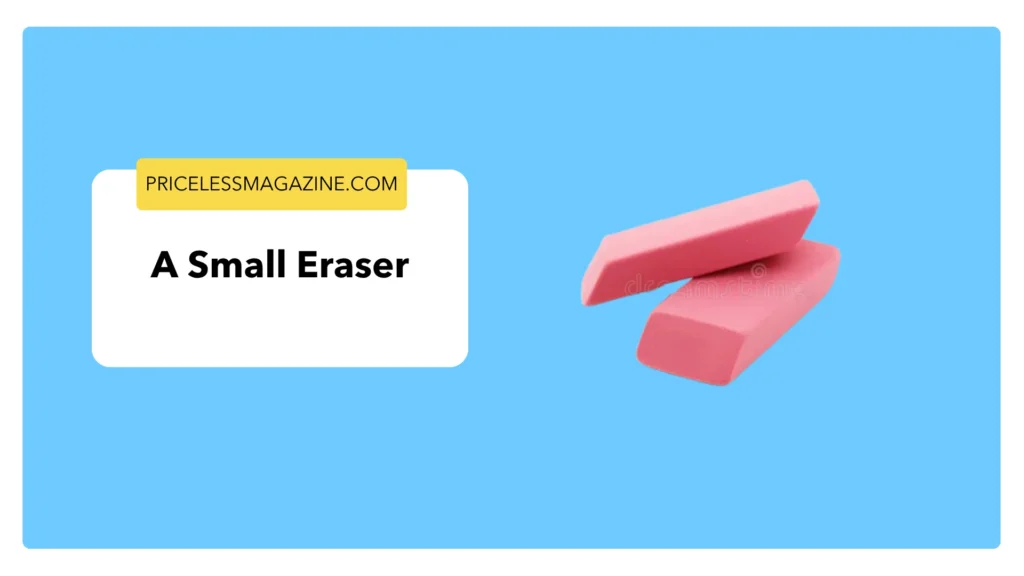 A Small Eraser-Things That Are 3 Inches Long