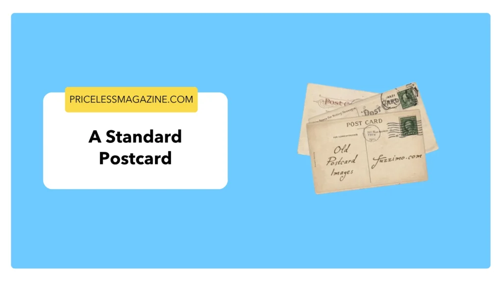 A Standard Postcard- 8 Common Things That Are 6 Inches Long
