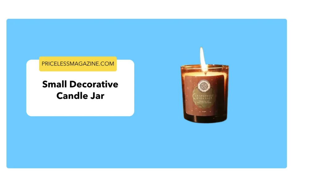 Small Decorative Candle Jar- Things That Are 7 Inches Long