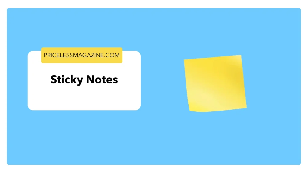 Sticky Notes-Things That Are 3 Inches Long