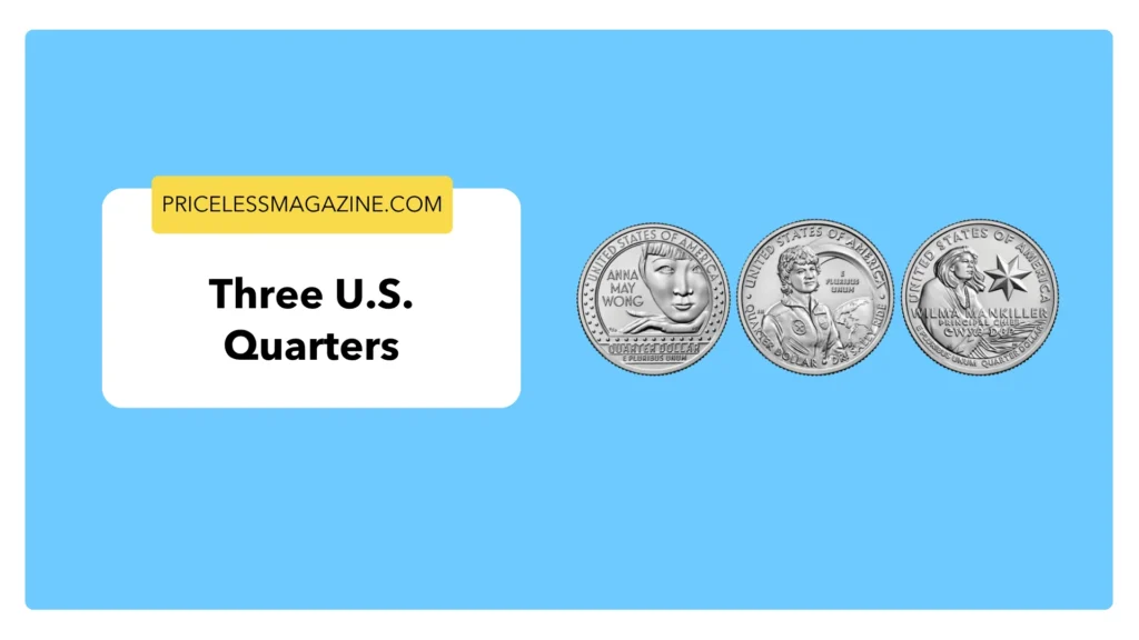 Three U.S. Quarters-Things That Are 3 Inches Long