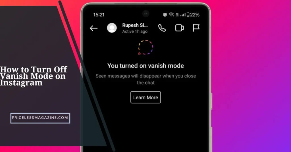 How to Turn Off Vanish Mode on Instagram in a Simple Way