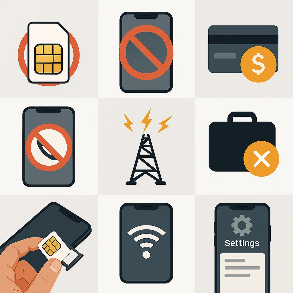 Why You Are Not Allowed to Make Dialed Carrier Calls Appears