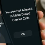 You Are Not Allowed to Make Dialed Carrier Calls Explained Clearly