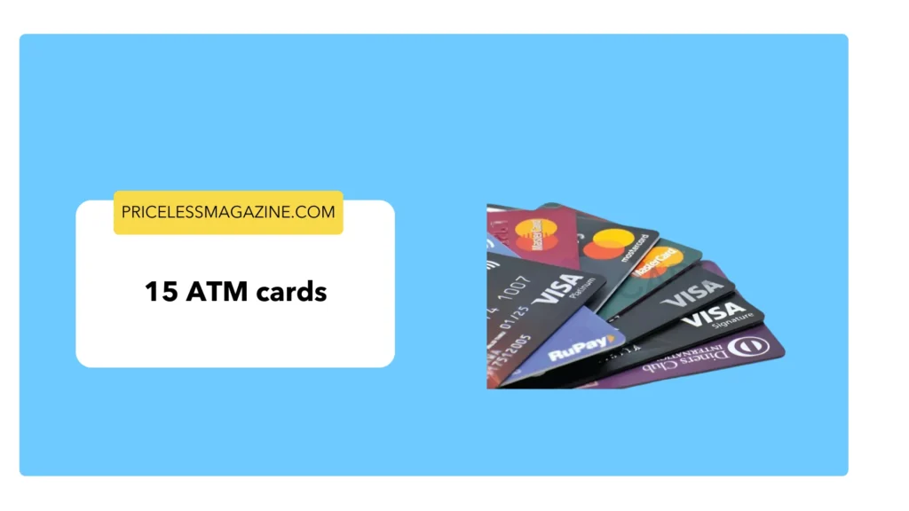 15 ATM cards