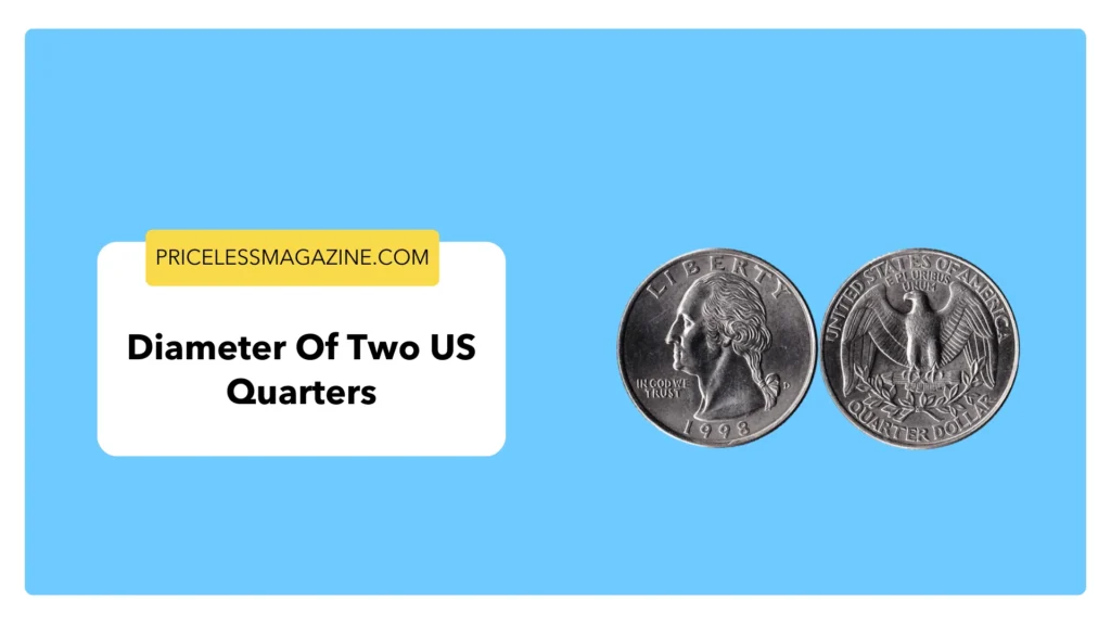 Diameter of Two US Quarters