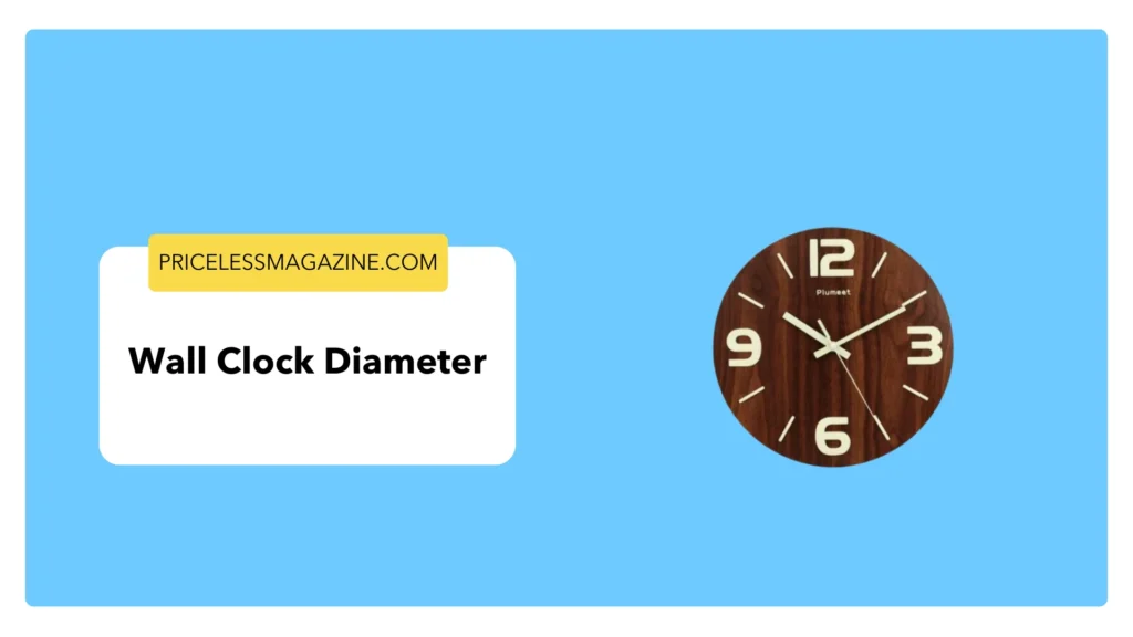 Wall Clock Diameter