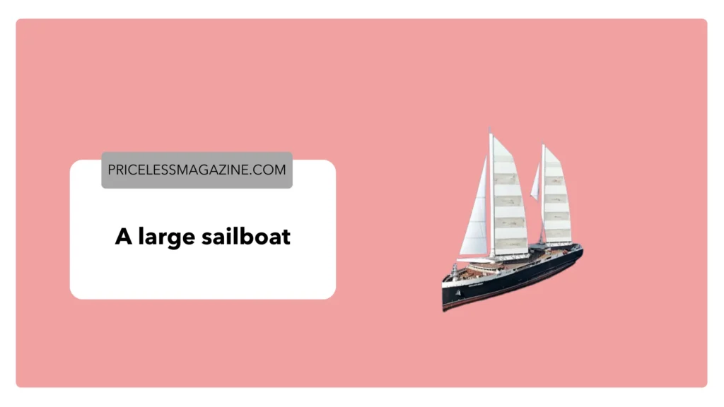 A Large Sailboat