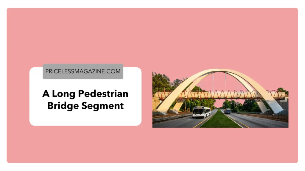 A Long Pedestrian Bridge Segment