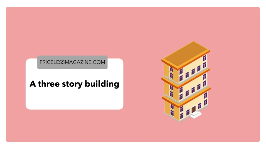 A three story building