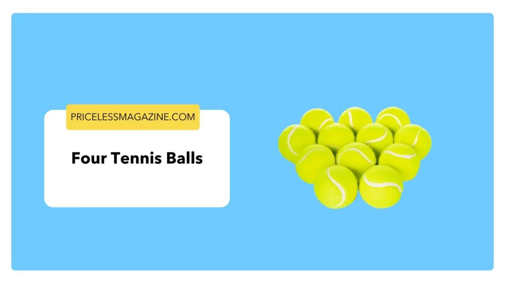 Four Tennis Balls