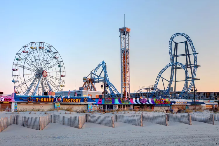 Jersey Shore and Boardwalks