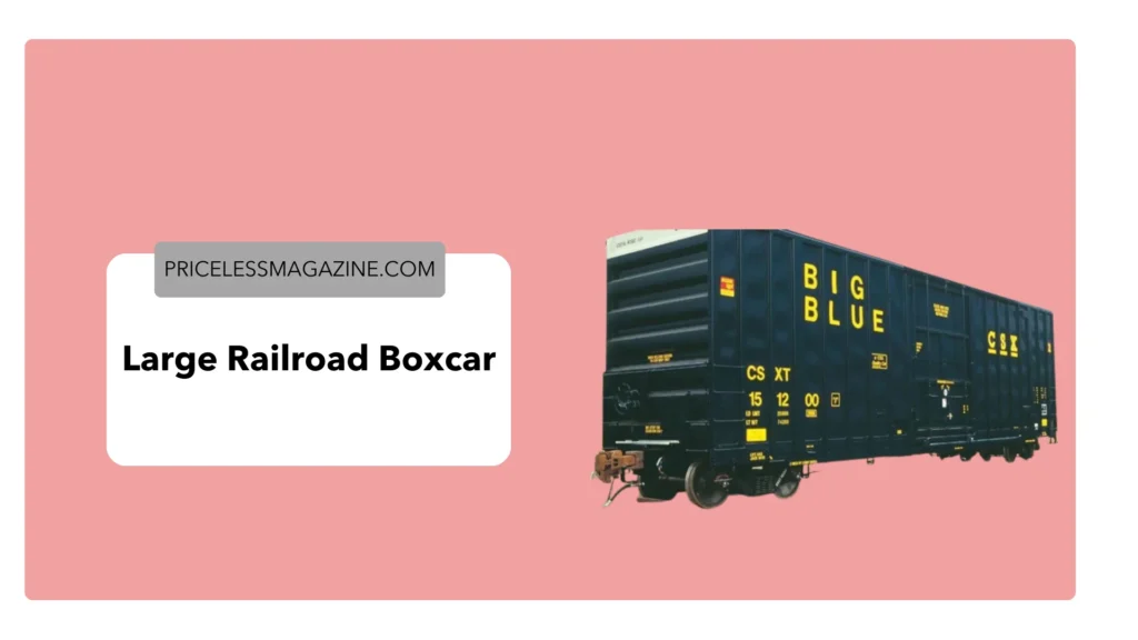 Large Railroad Boxcar