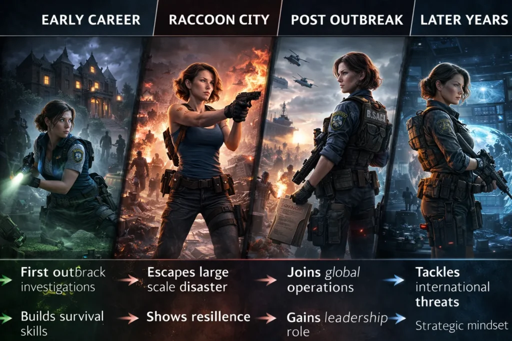 Jill Valentine Timeline of Appearances