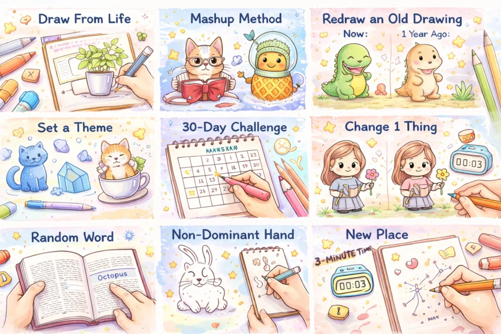 11 Ways to Find Drawing Inspiration When You Are Truly Stuck