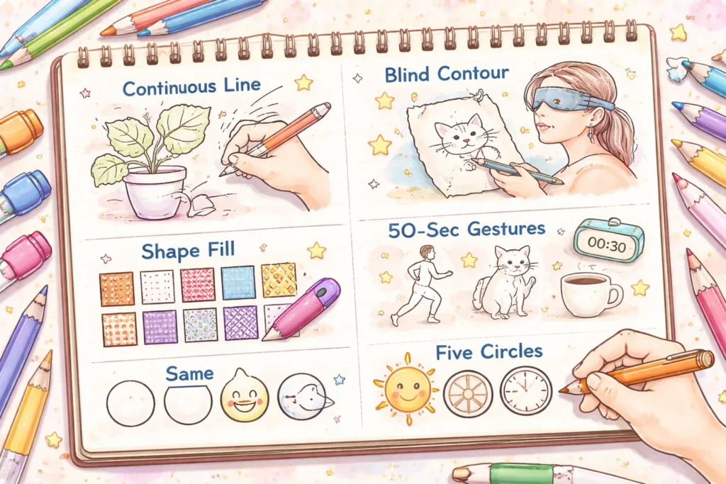 5 Drawing Warm-Up Exercises Before You Start