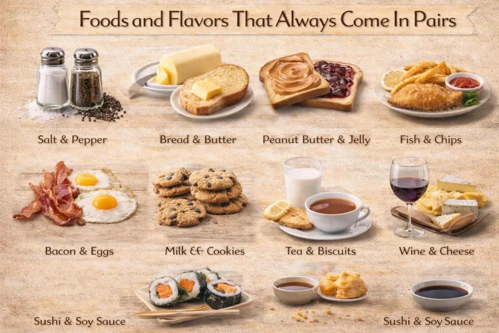 Foods and Flavors That Always Come in Pairs