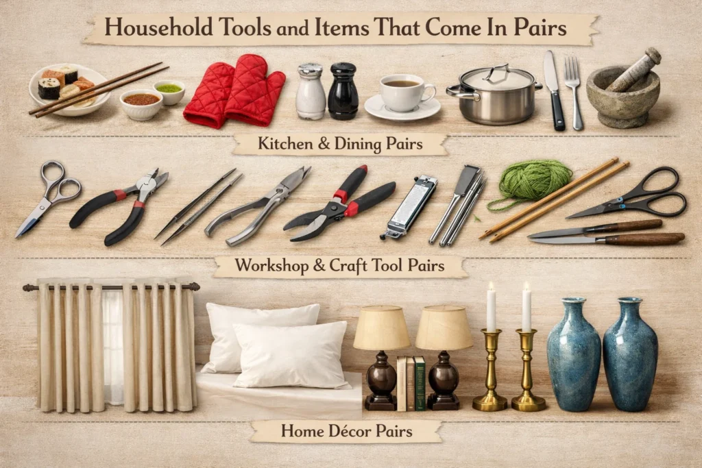 Household Tools and Items That Come In Pairs