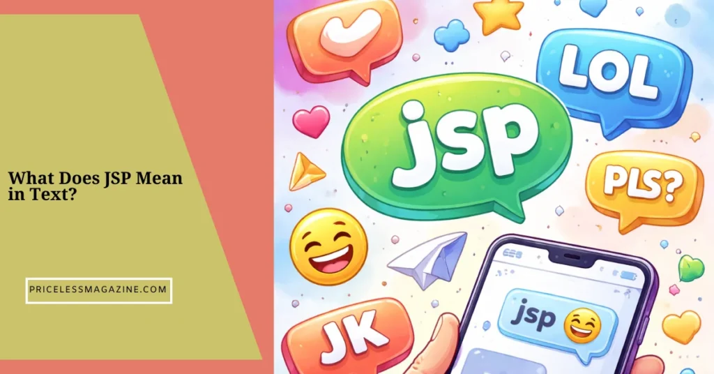 What Does JSP Mean in Text Slang Meaning and Uses