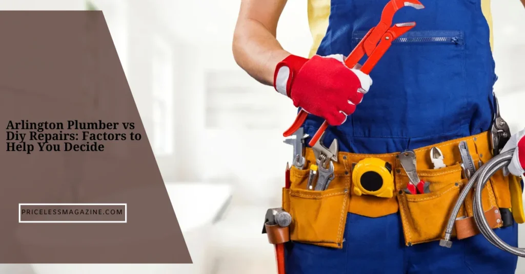Arlington Plumber vs Diy Repairs Factors to Help You Decide
