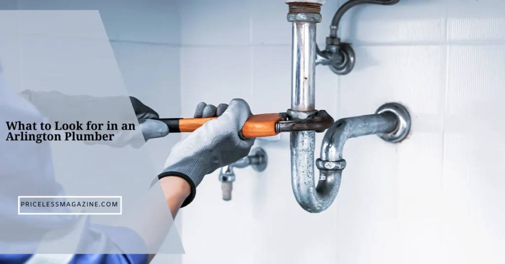 Homeowners What to Look for in an Arlington Plumber