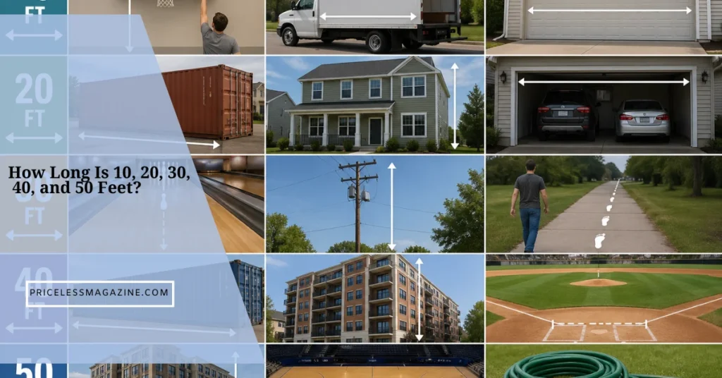 How Long Is 10, 20, 30, 40, and 50 Feet