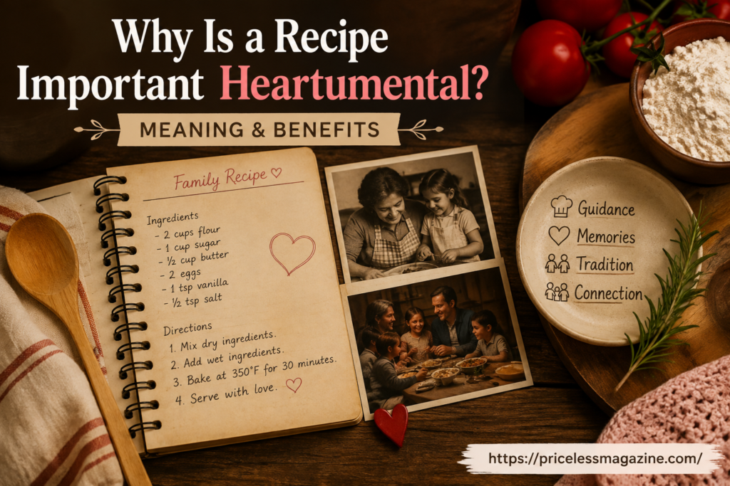 Why Is a Recipe Important Heartumental Meaning & Benefits